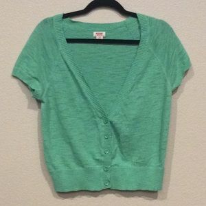 V-neck Cardigan, Short Sleeve, Mossimo